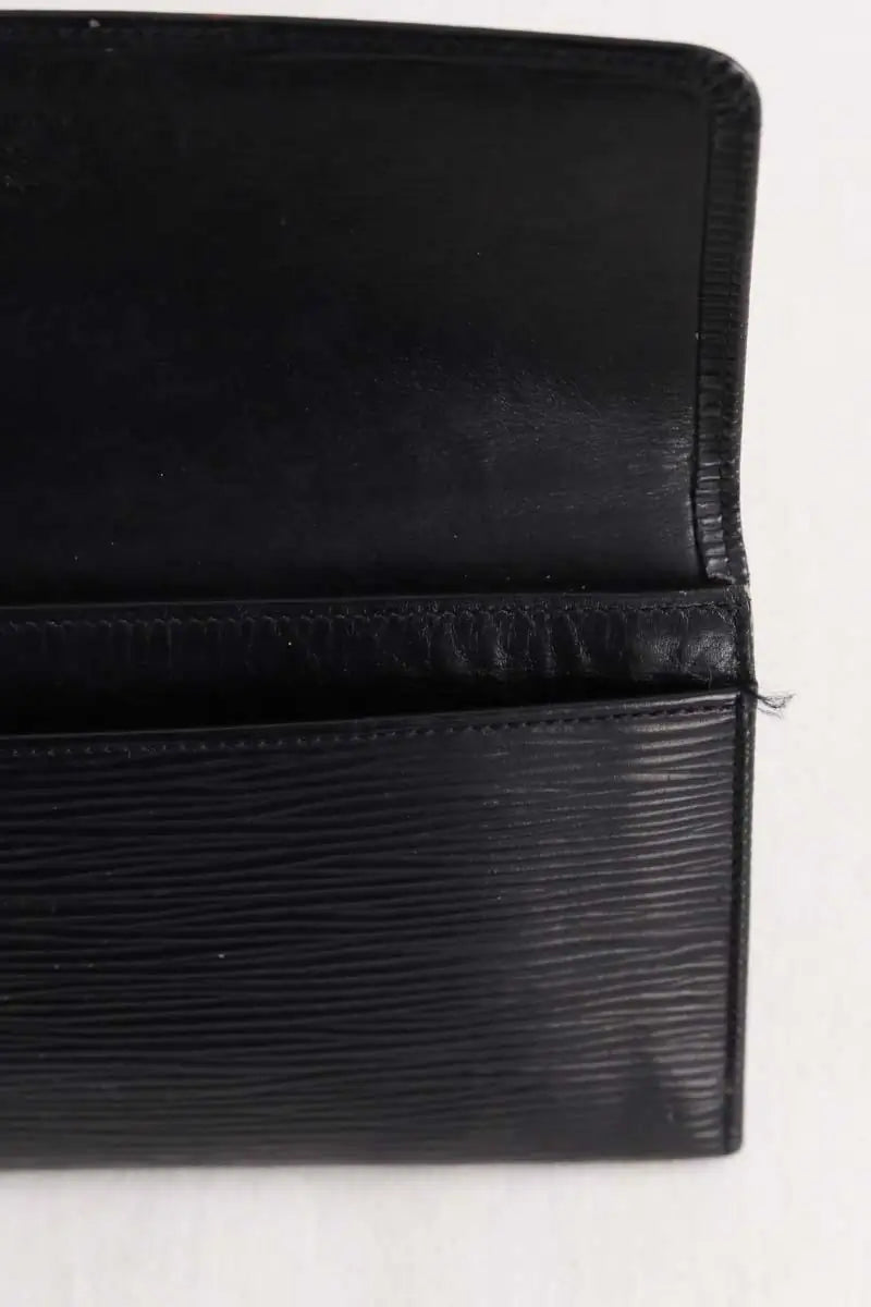 Portefeuille Louis Vuitton Noir en Cuir