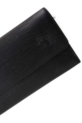 Portefeuille Louis Vuitton Noir en Cuir