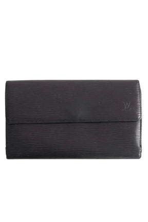 Portefeuille Louis Vuitton Sarah Noir en Cuir - Seconde Main