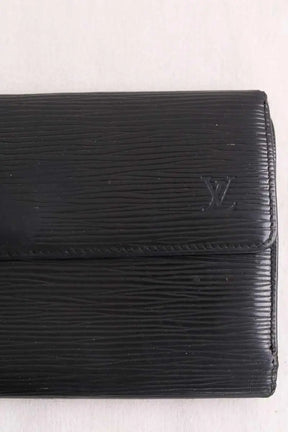 Portefeuille Louis Vuitton Sarah Noir en Cuir