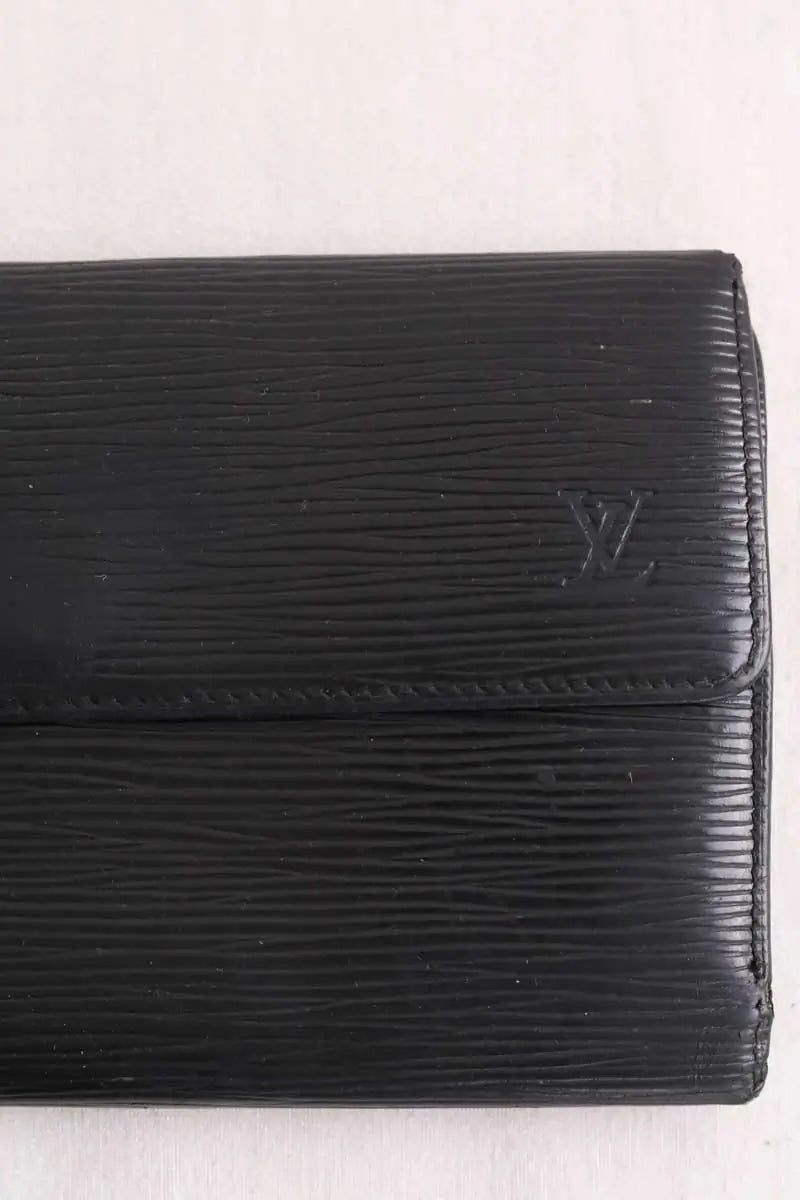 Portefeuille Louis Vuitton Sarah Noir en Cuir