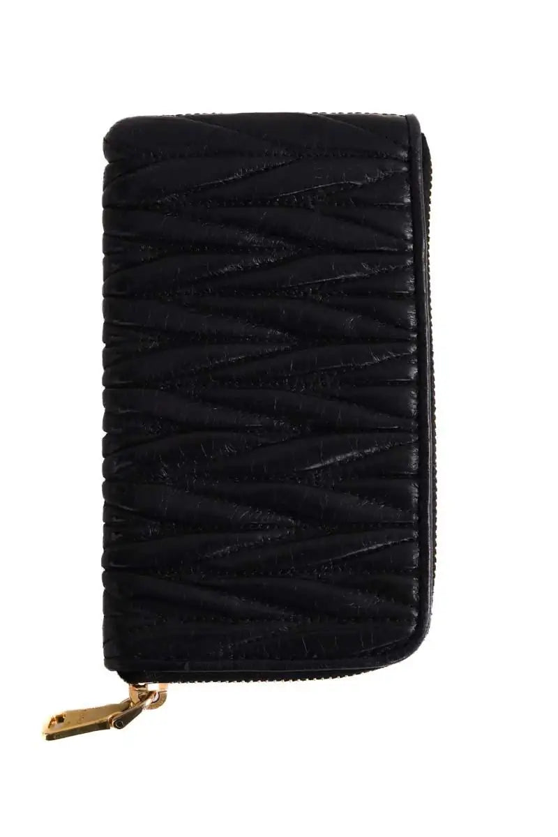 Portefeuille Miu Miu Noir en Cuir