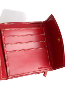 Portefeuille Ralph Lauren Rouge en Cuir