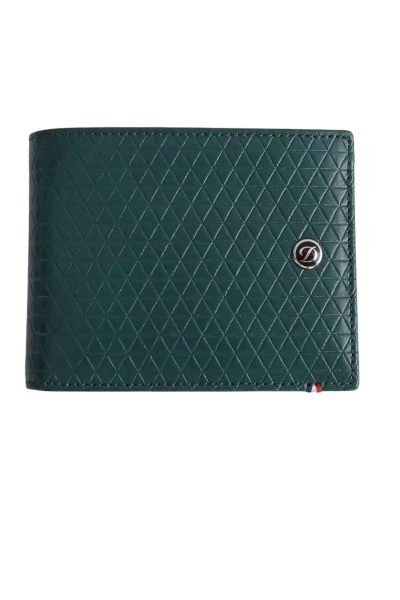 Portefeuille S.T. Dupont Vert en Cuir - Seconde Main