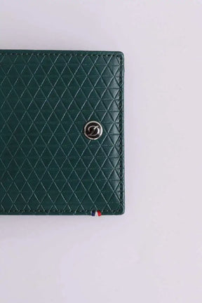 Portefeuille S.T. Dupont Vert en Cuir