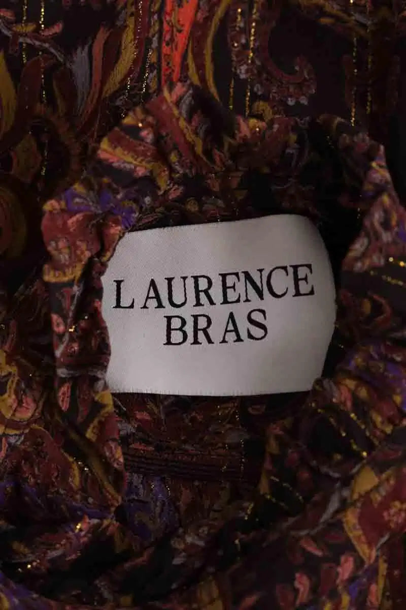 Blouse Laurence Bras Marron en Viscose