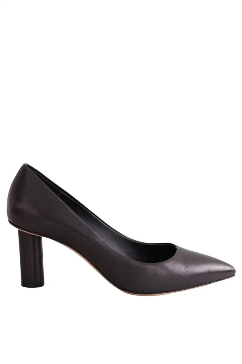 Talons Salvatore Ferragamo Noir en Cuir, taille 38 - Seconde Main