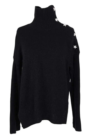Pull Zadig & Voltaire Alma Bijoux Noir en Cachemire, taille XS - Seconde Main