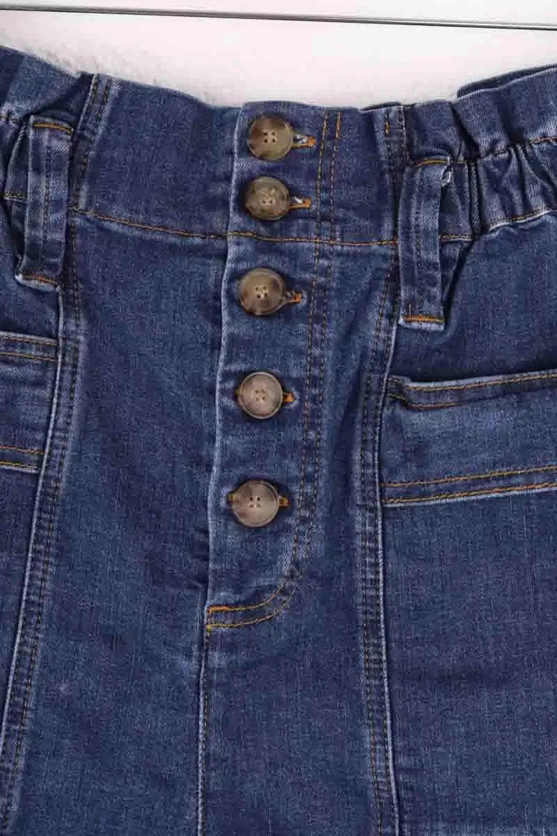 Mini short Sézane Bleu en Coton
