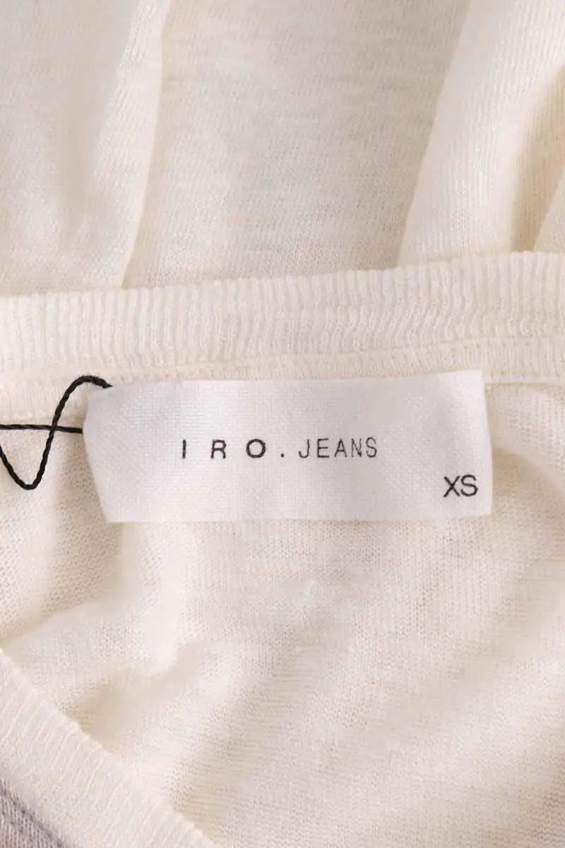 Top Iro Stanka Blanc en Lin
