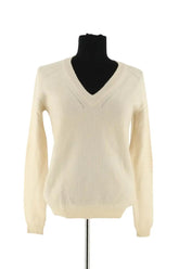 Pull Eric Bompard Beige en Cachemire, taille M - Seconde Main
