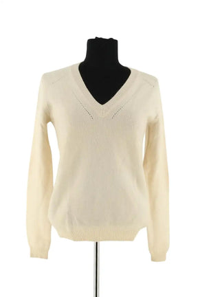 Pull Eric Bompard Beige en Cachemire, taille M - Seconde Main