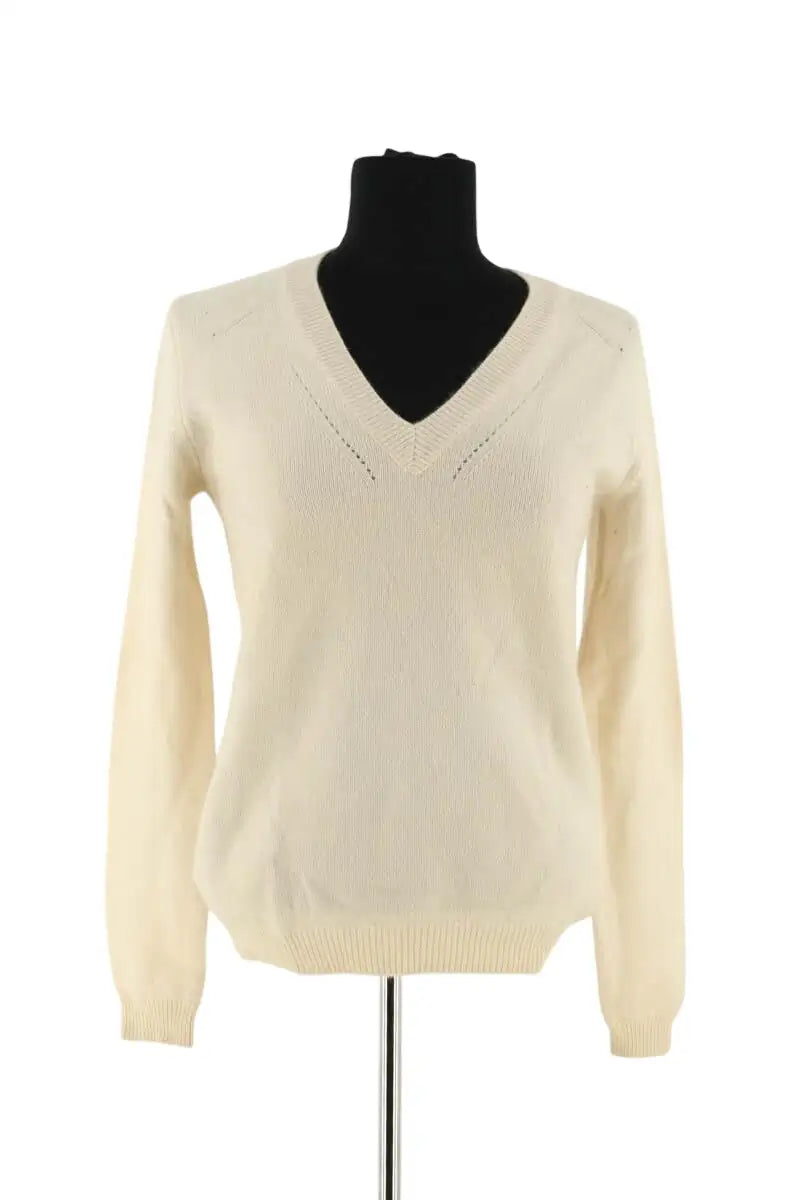 Pull Eric Bompard Beige en Cachemire, taille M - Seconde Main