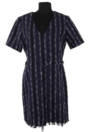 Robe Claudie Pierlot Marine en Coton, taille L - Seconde Main