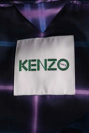 Manteau Kenzo Bleu en Synthétique