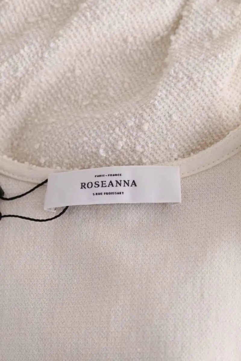 Top Roseanna Ecru en Coton