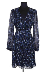 Robe The Kooples Bleu en Synthétique, taille L - Seconde Main