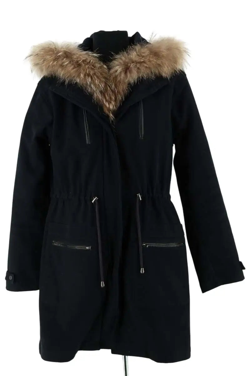 Manteau Vanessa Bruno Bleu en Coton, taille L - Seconde Main