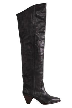 Bottes western Isabel Marant Noir en Cuir, taille 38 - Seconde Main