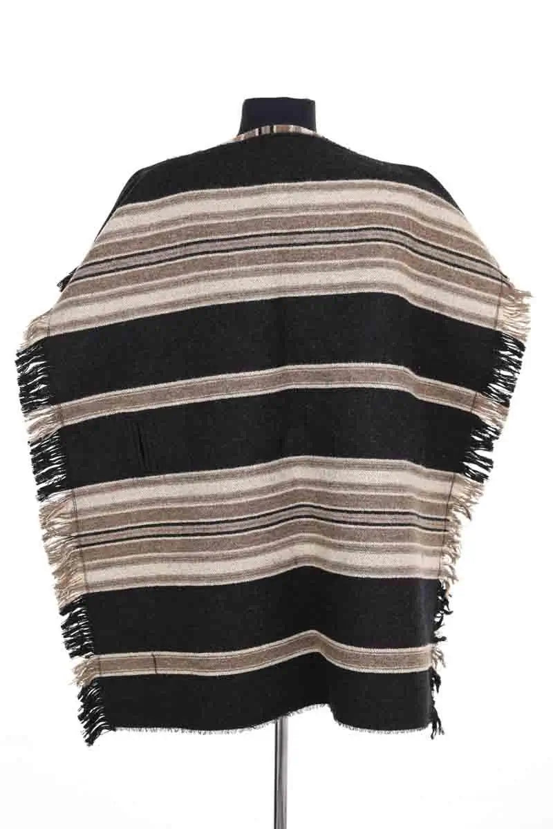 Poncho Isabel Marant Marron en Laine