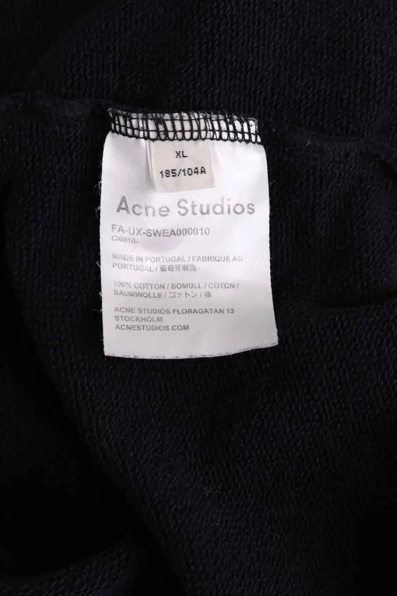 Pull Acne Studios Anthracite en Coton