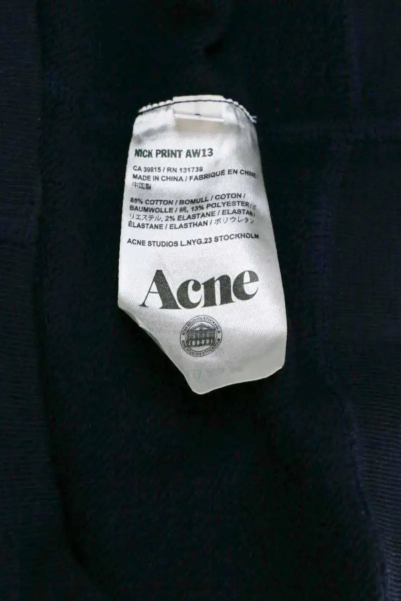 Pull Acne Studios Marine en Coton