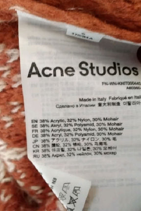 Pull Acne Studios Orange en Coton
