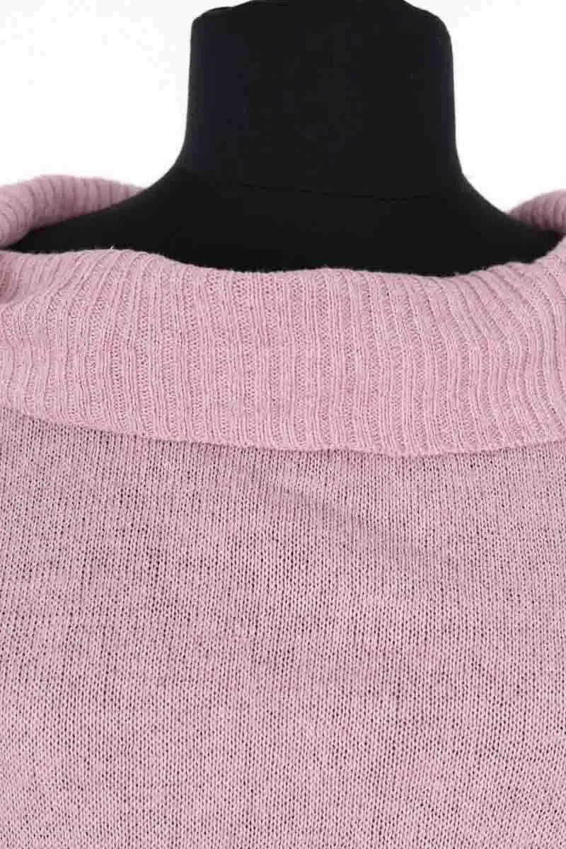 Pull Agnès B. Rose en Lin