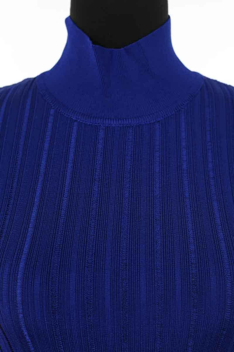 Pull Alaïa Bleu en Viscose