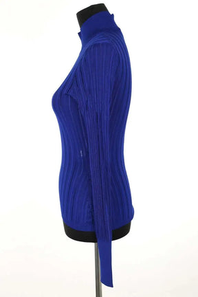 Pull Alaïa Bleu en Viscose