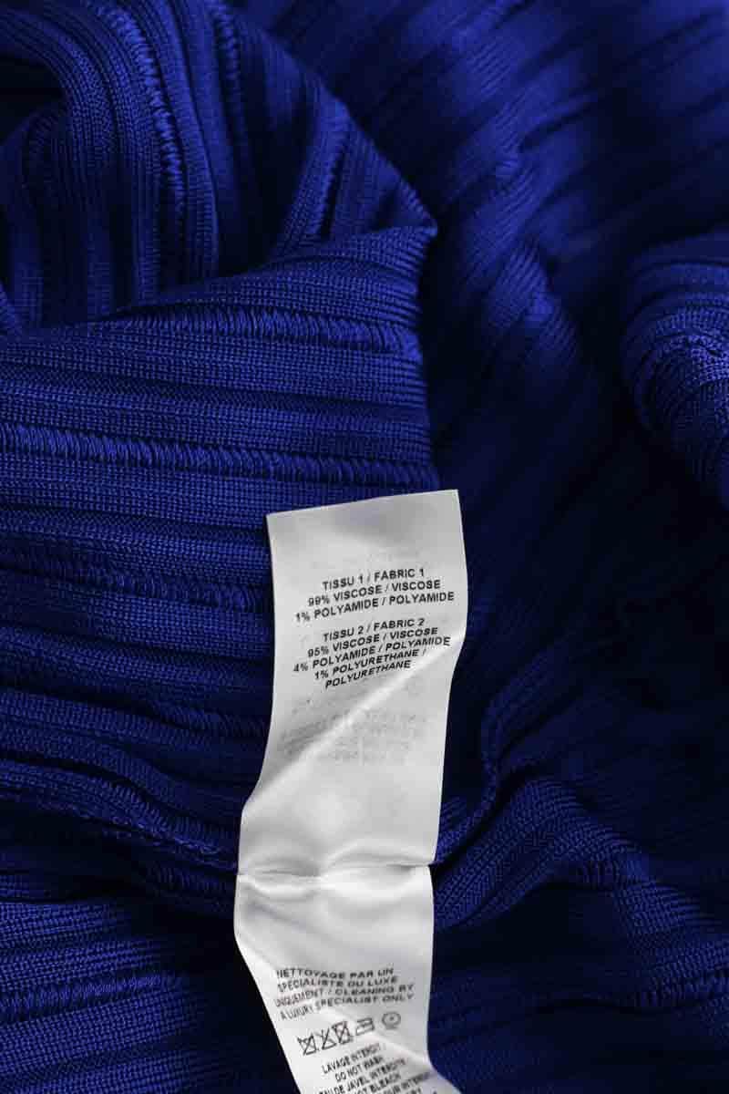 Pull Alaïa Bleu en Viscose