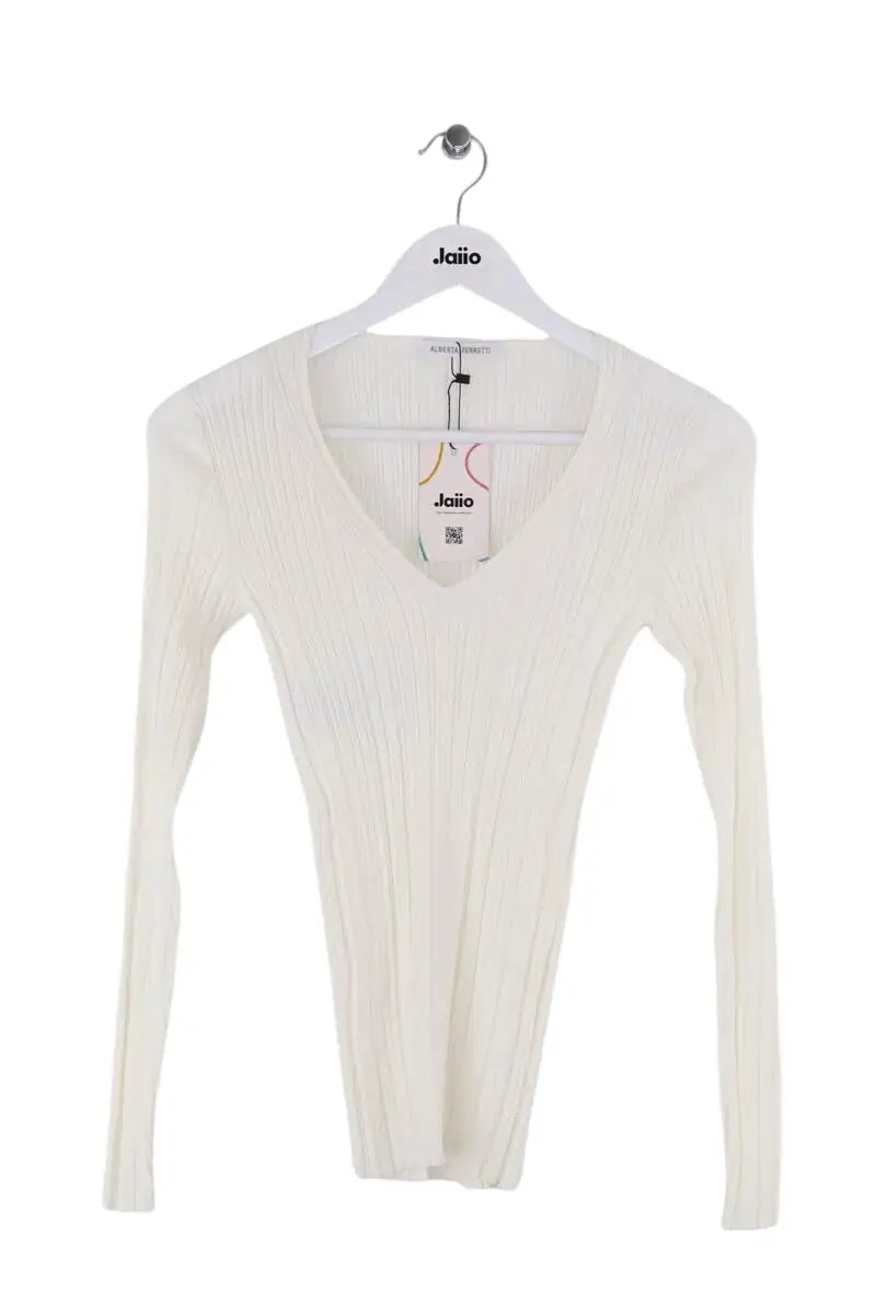 Pull Alberta Ferretti Beige en Viscose, taille S - Seconde Main