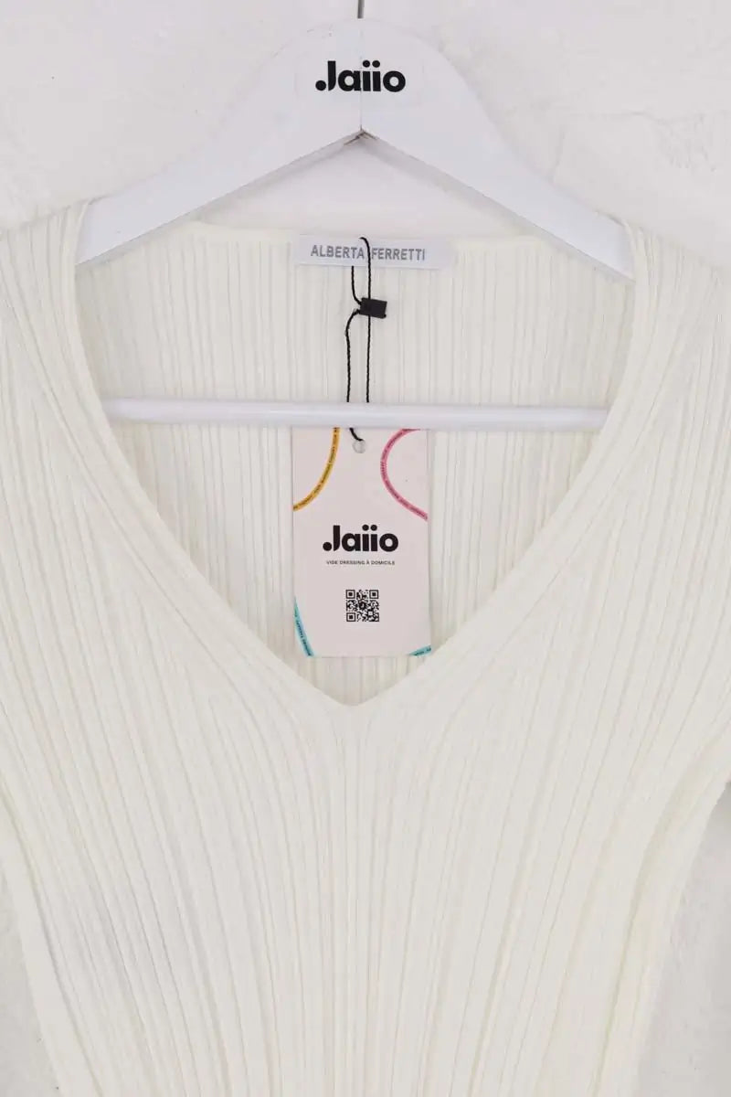 Pull Alberta Ferretti Beige en Viscose