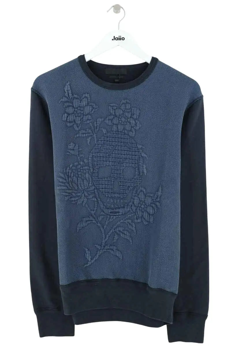 Pull Alexander McQueen Marine en Coton, taille M - Seconde Main