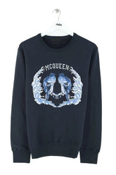 Pull Alexander McQueen Marine en Coton, taille M - Seconde Main