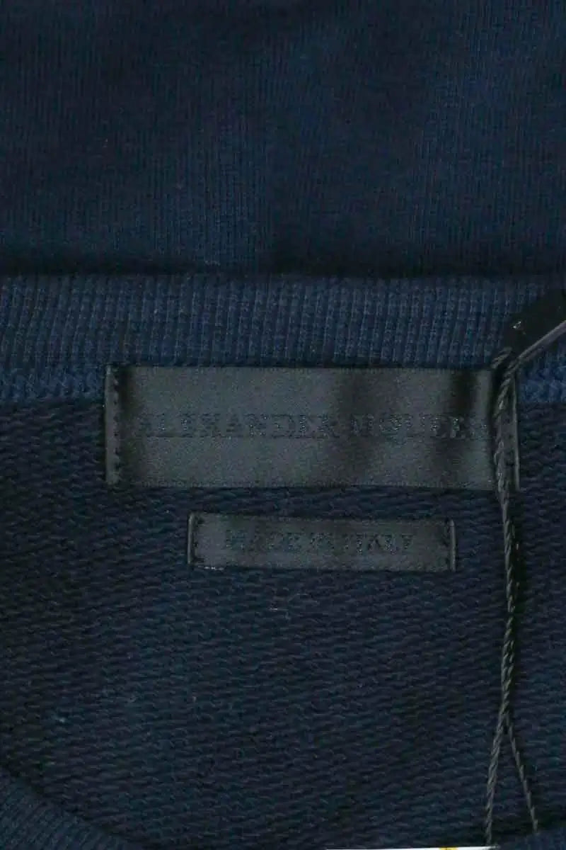 Pull Alexander McQueen Marine en Coton