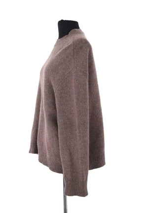 Pull Almada Label Marron en Laine