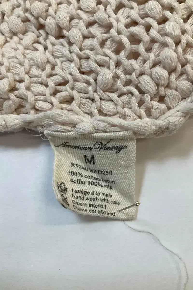 Pull American Vintage Beige en Coton