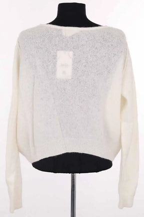 Pull American Vintage Blanc en Laine