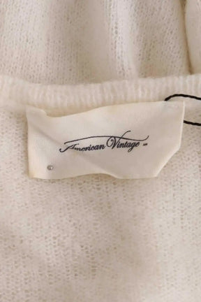 Pull American Vintage Blanc en Laine