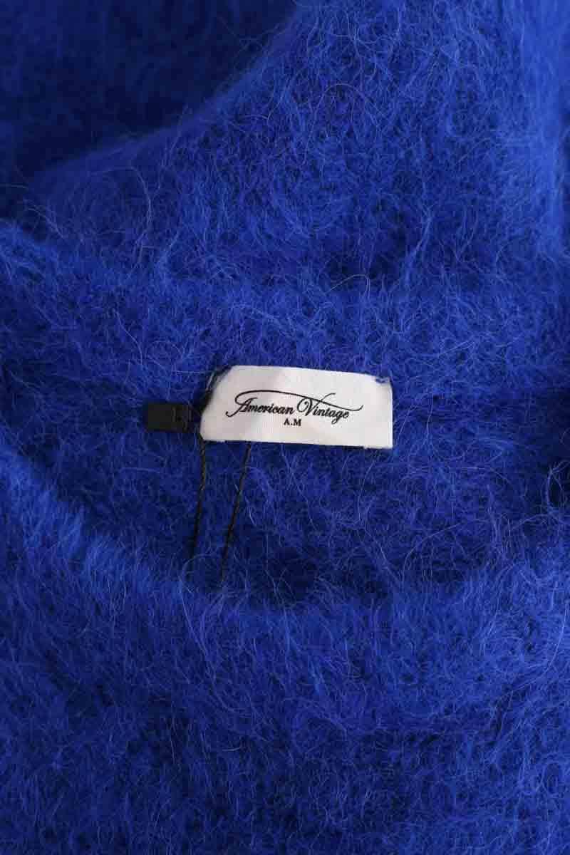 Pull American Vintage Bleu en Laine