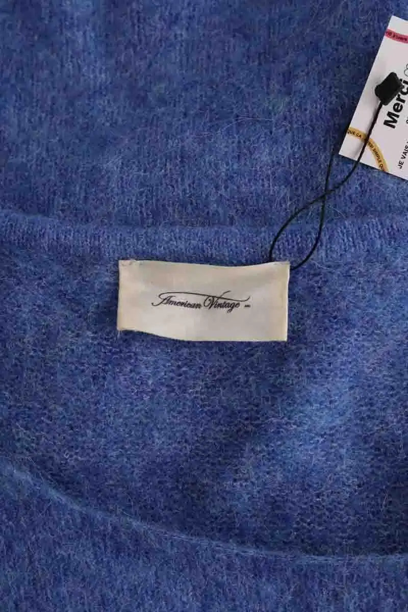 Pull American Vintage Bleu en Synthétique