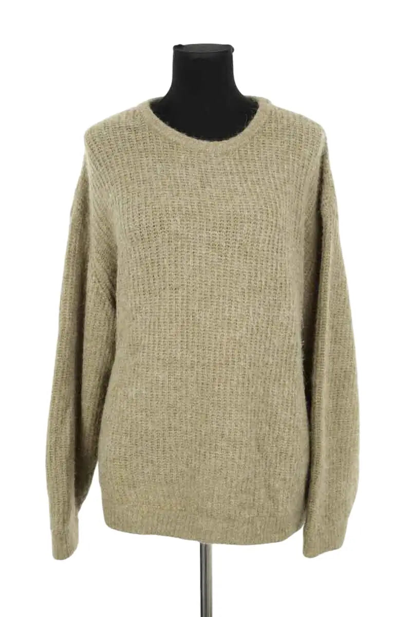 Pull American Vintage Kaki en Laine, taille L - Seconde Main
