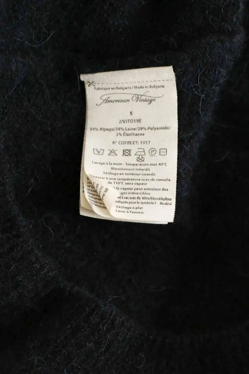Pull American Vintage Marine en Laine
