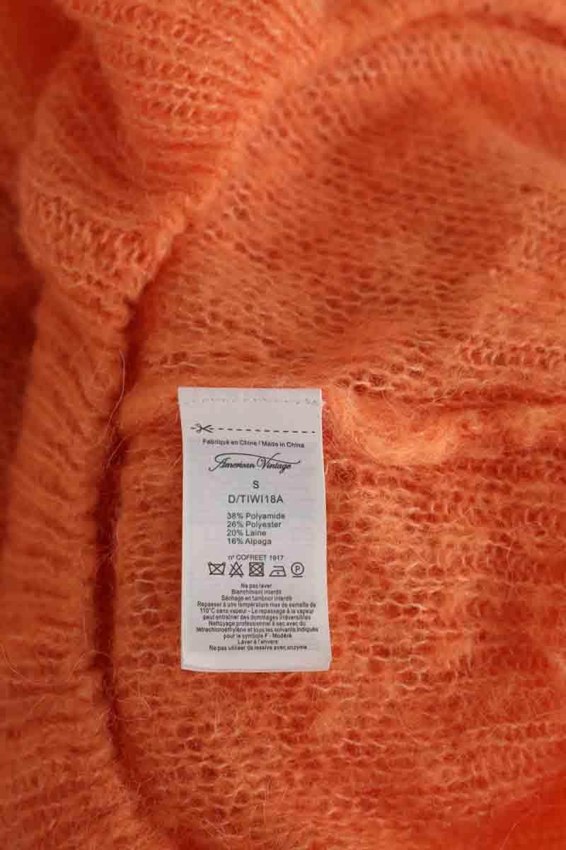 Pull American Vintage Orange en Synthétique