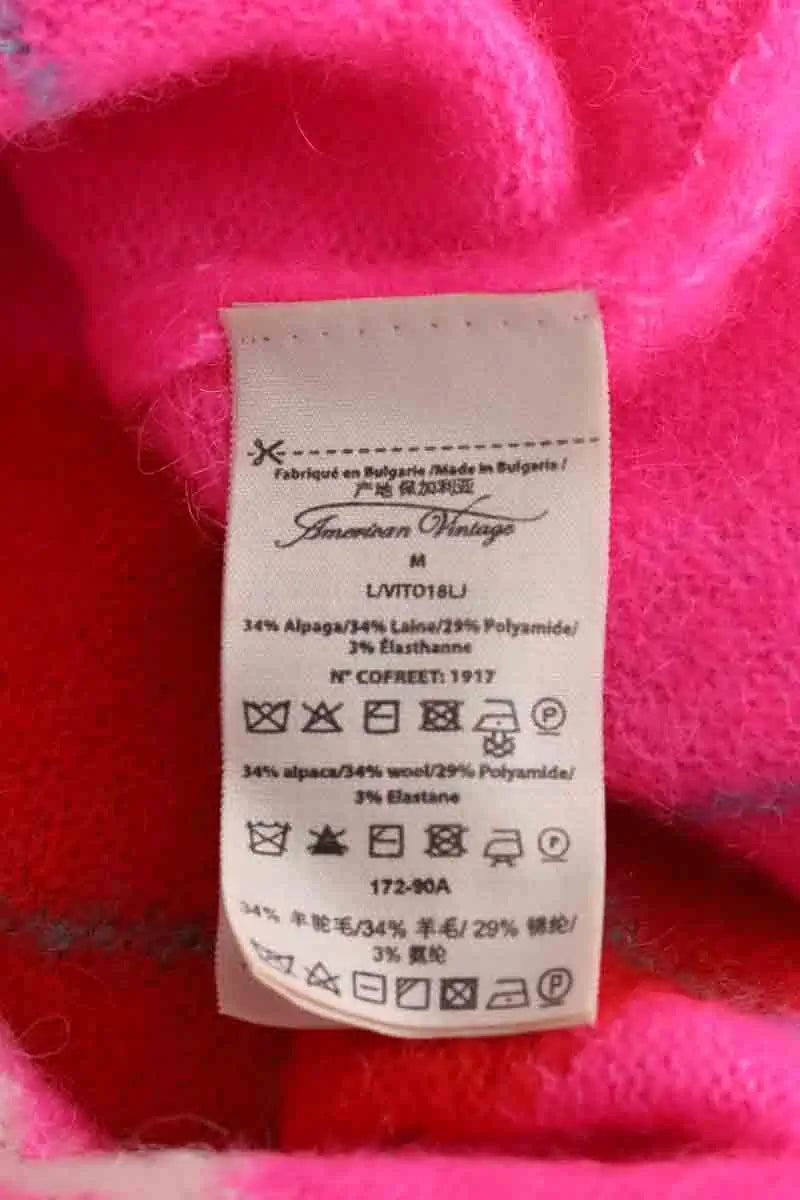 Pull American Vintage Rose en Laine