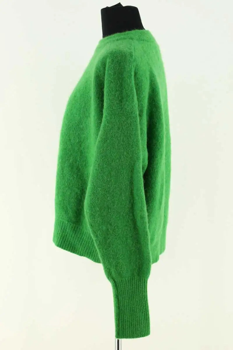 Pull American Vintage Vert en Laine