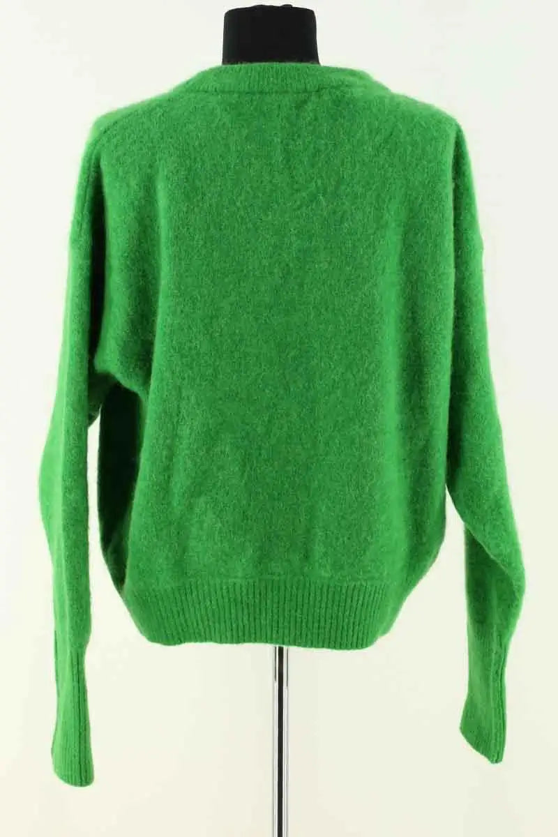 Pull American Vintage Vert en Laine