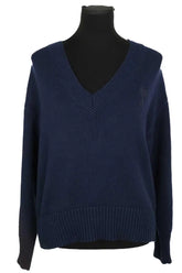 Pull Ami Bleu en Coton, taille XXS - Seconde Main