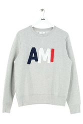 Pull Ami Gris en Coton, taille M - Seconde Main